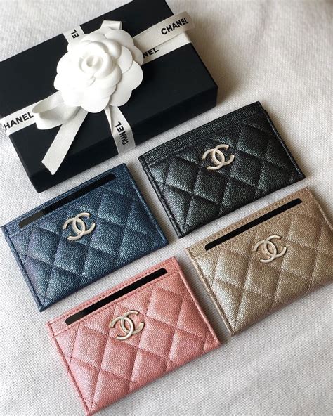 chanel card holer|chanel card holder women.